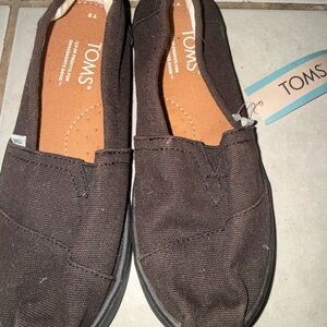 TOMS Men's Dark Brown Slip-On Loafers